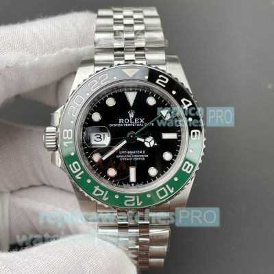 Swiss Clone VS Factory Rolex Left-handed GMT-Master II 40mm Stainless Steel Jubilee Watch 